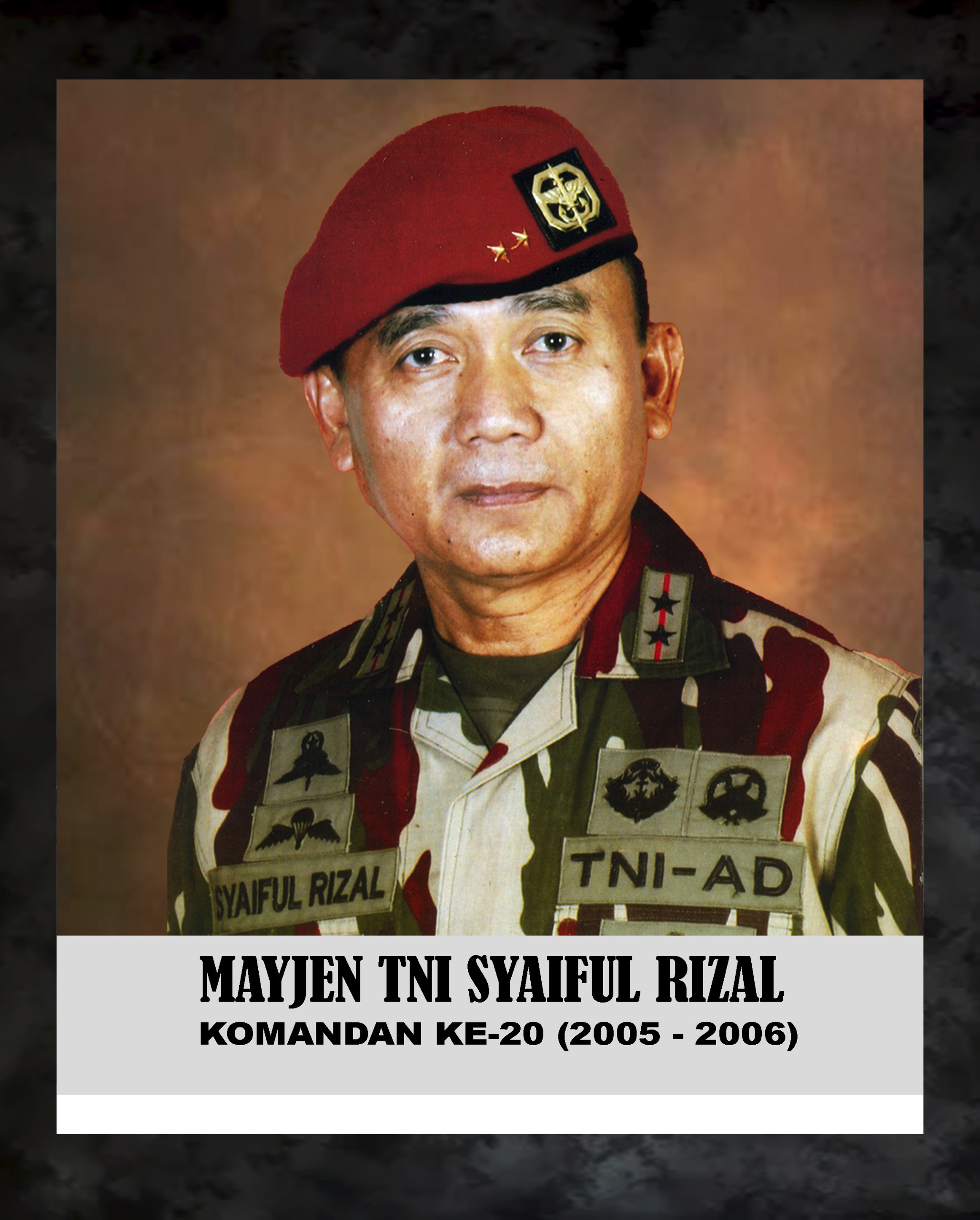 Mayjen  TNI   Syaiful  Rizal. Psc, S.IP