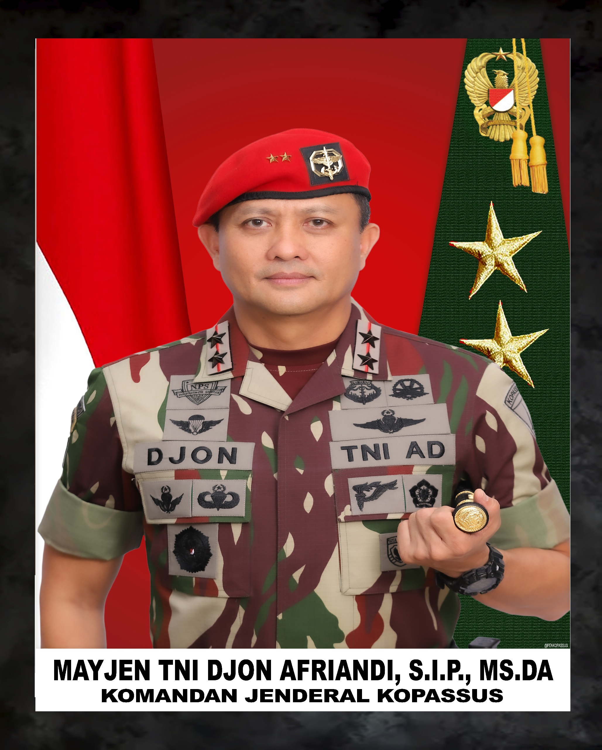 Mayjen TNI Djon Afriandi, S.I.P., MS.DA