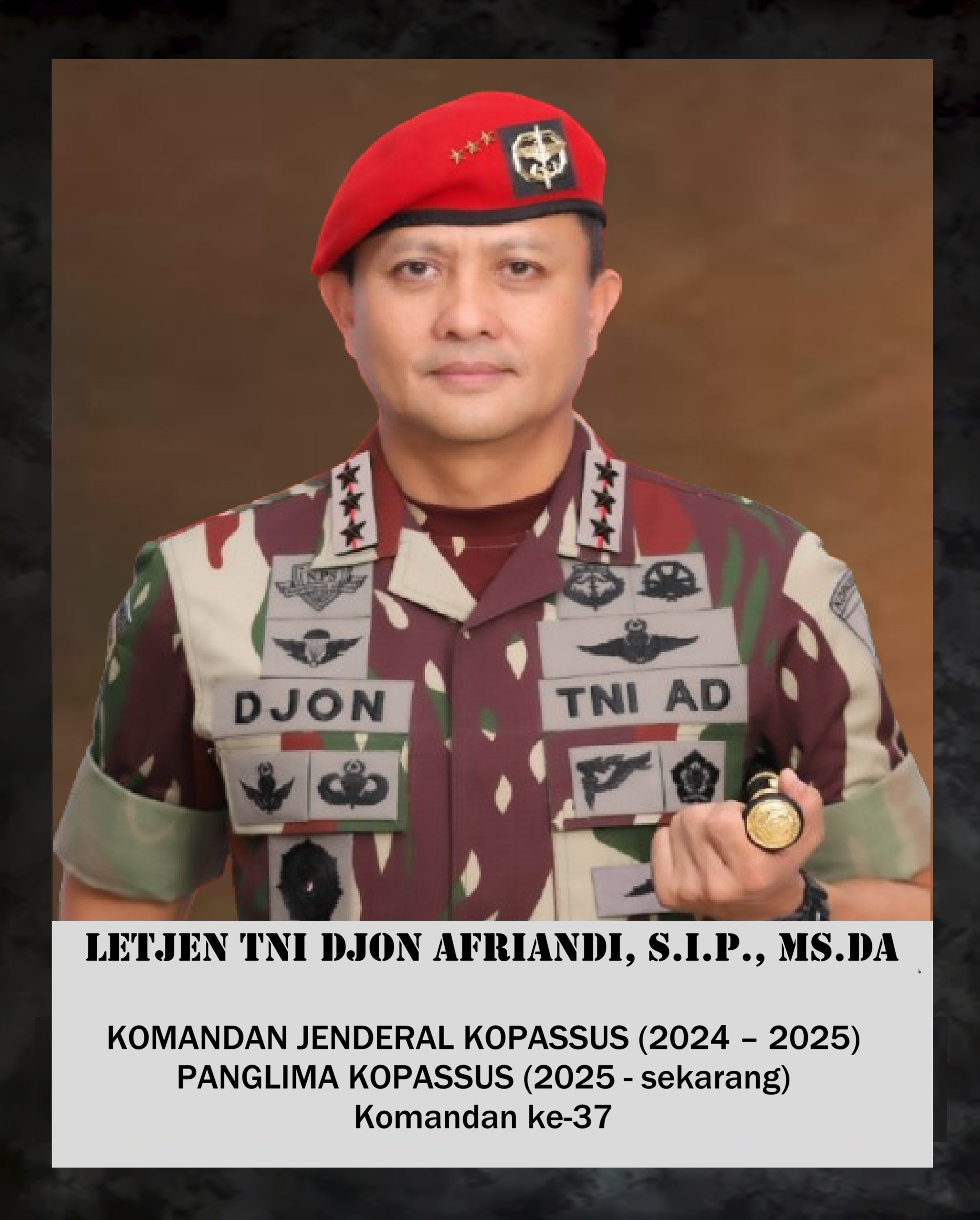 Letjen TNI Djon Afriandi