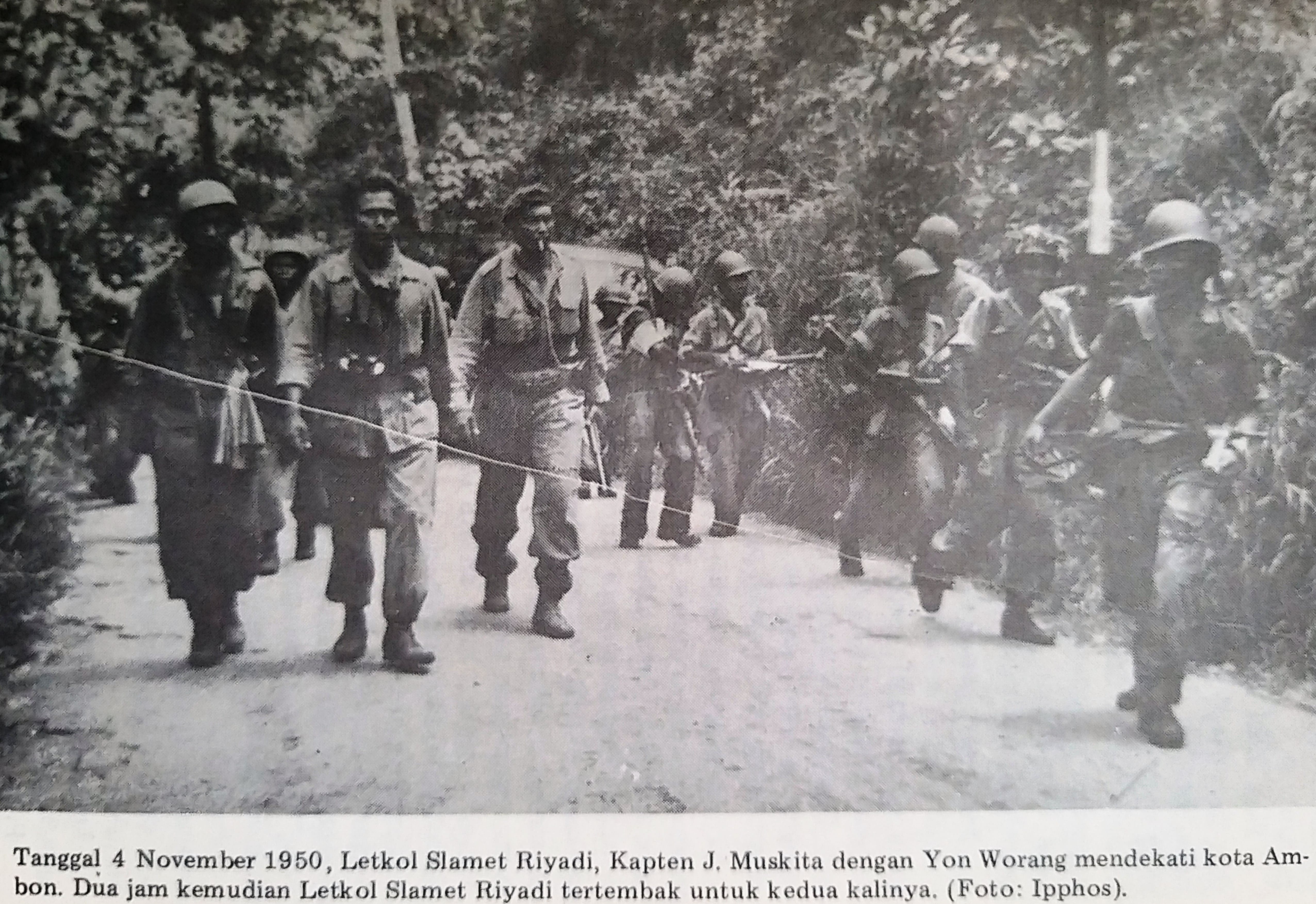 Penggagas Satuan Komando, Letkol Selamet Riyadi. thn 1950 (Ops RMS) (2)