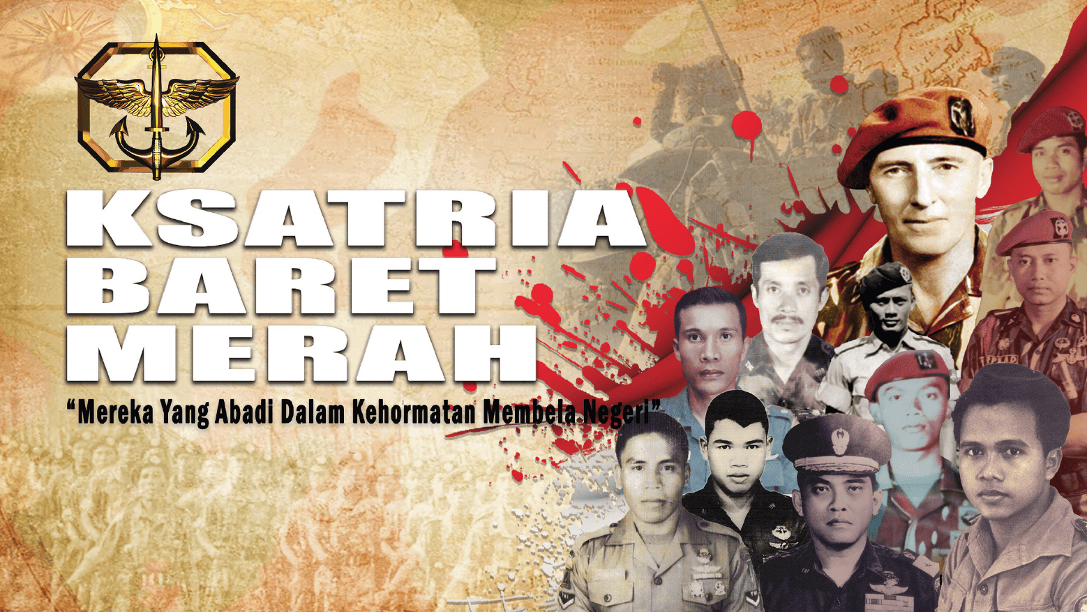 Banner Ksatria Baret Merah