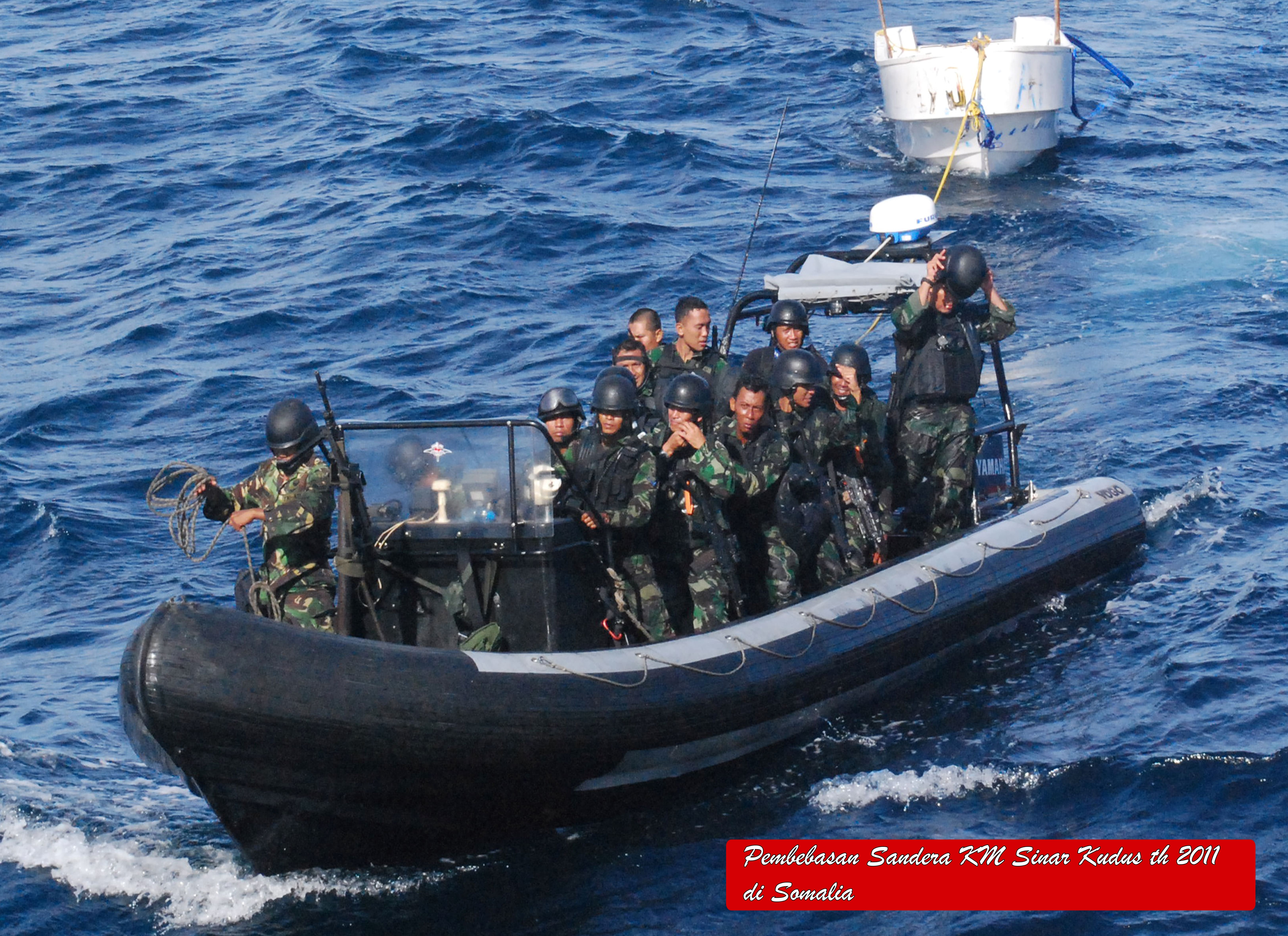 13. Ops. Pembebasan sandera KM Sinar Kudus di Somalia Thn 2011